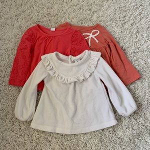 Baby girls tops size 18 months